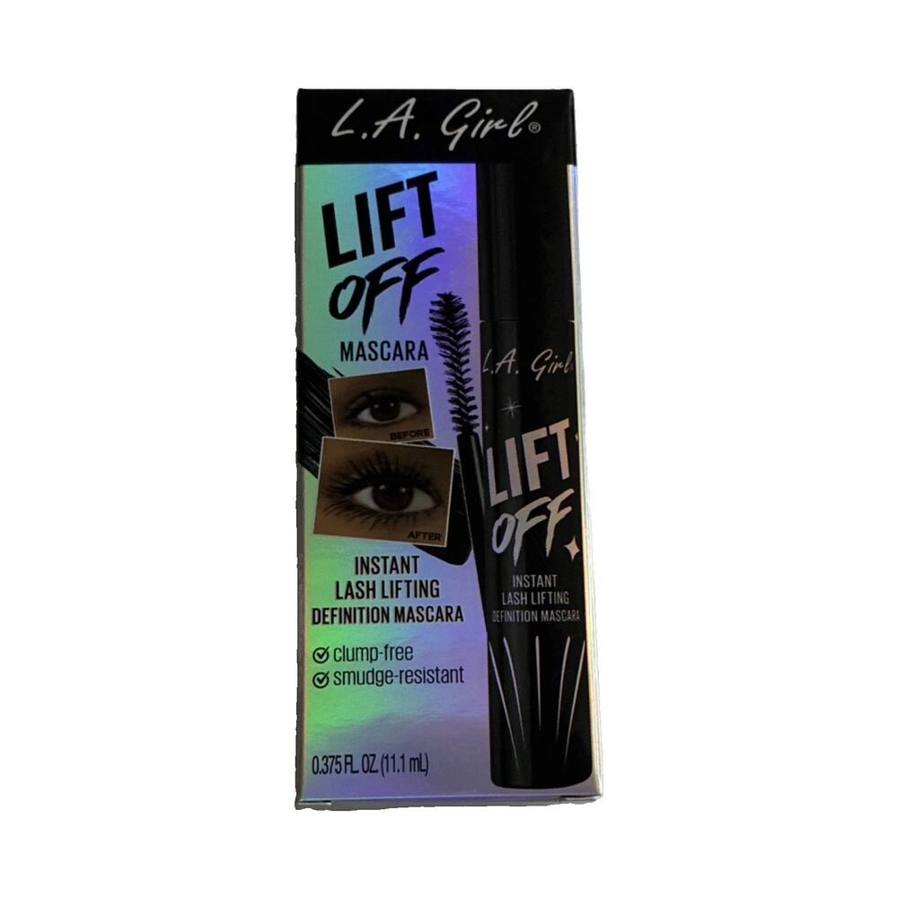 L.A. Girl Lift Off Mascara Black 0.375 fl oz Lash Lifting Definition Clump-Free